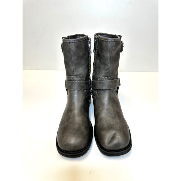 OPEN EDIT Rylan Zip Moto Bootie In Grey Volcano Sz 8 - Picture 5 of 10